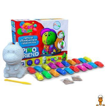 Мамалюк - Набор легкого прыгающего пластилина Pino Friend Рокки Moon Light Clay Moon Light Clay RT2-70060