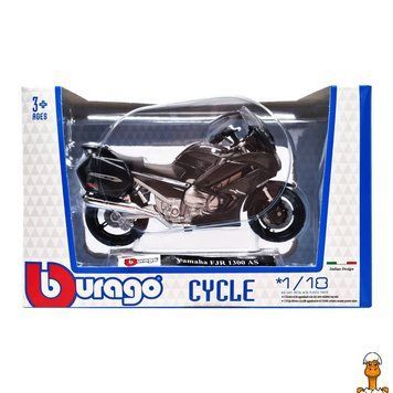 Мамалюк - Модель мотоцикла Yamaha FJR 1300 AS дитяча масштаб 1:18 Bburago Bburago RT2-18-51030-20