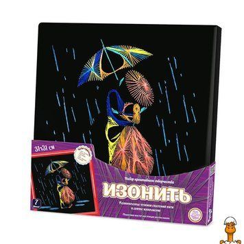 Мамалюк - Набор креативного творчества изонитка Под зонтом IZN-01-09 31 х 31 см Danko Toys Danko Toys RT2-IZN-01-09