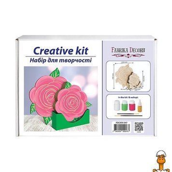 Мамалюк - Дитячий набір для творчості Рози Fabrika Decoru Fabrika Decoru RT2-FDCKW-047