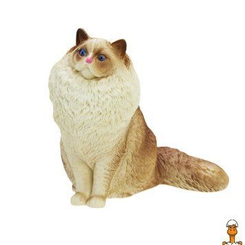 Мамалюк - Дитяча фігурка тварини Sitting Ragdoll Bambi Bambi RT2-TBS081-7