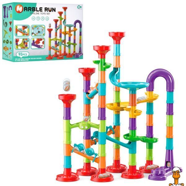 Мамалюк - Детская игра лабиринт Marble Run 93 детали Bambi Bambi RT2-8802