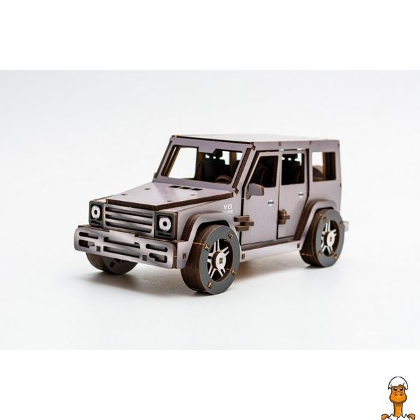 Мамалюк - Деревянный 3D конструктор Gelandewagen 109 деталей PuzzleOK PuzzleOK RT2-PUZ-26914