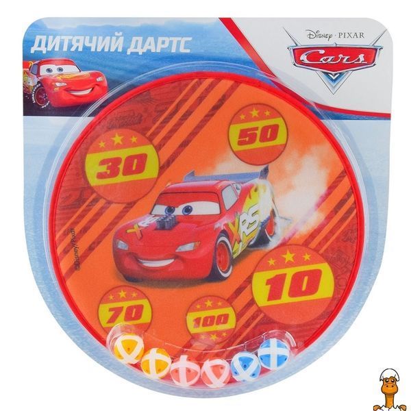 Мамалюк - Дитячий дартс Тачки з кульками на липучці Bambi Bambi RT2-LD1023