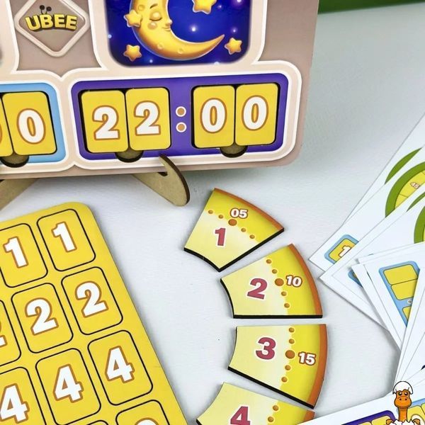 Мамалюк - Развивающая игра Часы Учим время для детей Ubumblebees Ubumblebees RT2-ПСД279