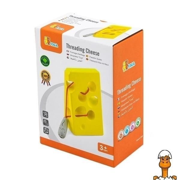 Мамалюк - Деревянная шнуровка Viga Toys Сыр (56281) Viga Toys A4-56281