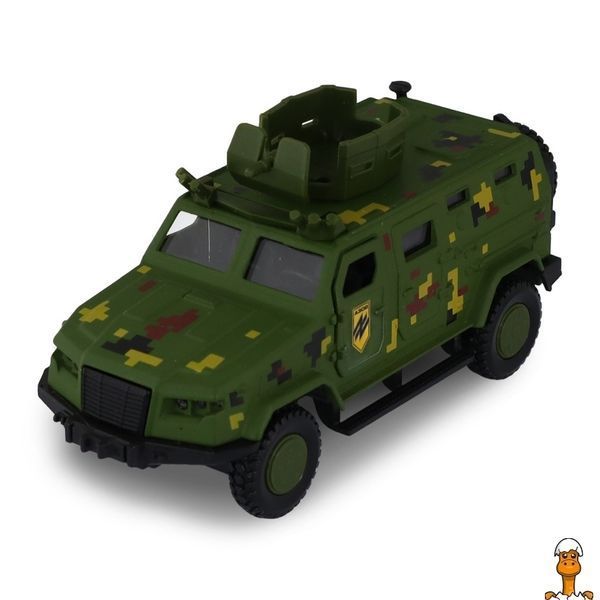 Мамалюк - Ігрова автомодель Козак 2М1 Азов серія Шеврони Героїв TechnoDrive TechnoDrive RT2-KS450-2