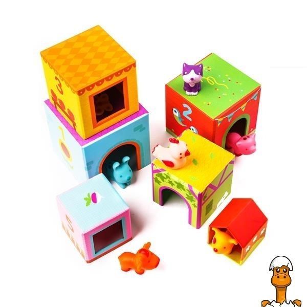 Мамалюк - Игровой набор Djeco Топанимо ферма 12 эл. (DJ09108) Djeco A4-DJ09108