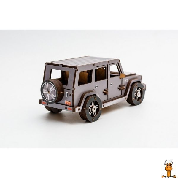 Мамалюк - Деревянный 3D конструктор Gelandewagen 109 деталей PuzzleOK PuzzleOK RT2-PUZ-26914