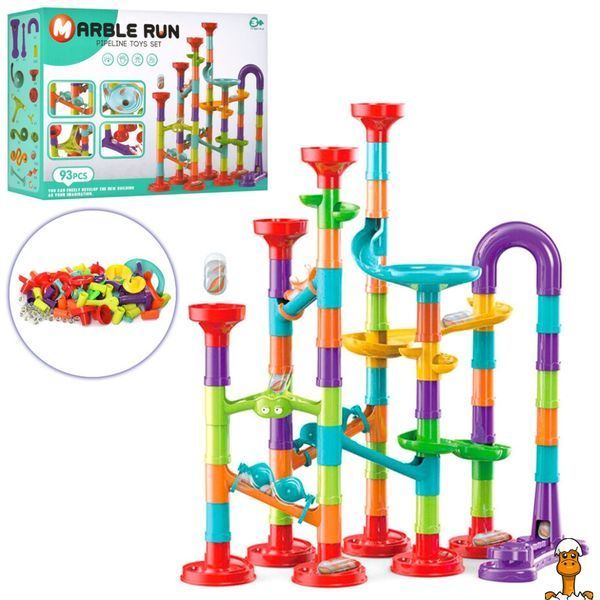 Мамалюк - Детская игра лабиринт Marble Run 93 детали Bambi Bambi RT2-8802