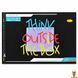 Альбом для рисования Think outside the box 40 листов скоба с перфорацией А4 Апельсин
