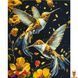 Картина по номерам Танец птиц с красками металлик 40х50 см Origami