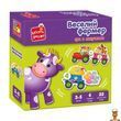 Дитяча настільна гра Веселий фермер з липучками Vladi Toys