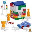 Детский конструктор 80 крупных деталей Colorplast