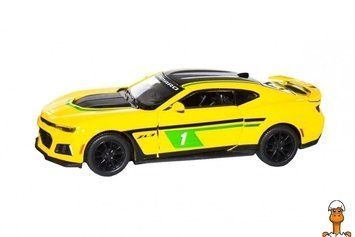 Мамалюк - Дитяча інерційна модель машинки Chevrolet Camaro ZL1 2017 1:38 жовта Kinsmart Kinsmart RT2-KT5399FW-YELLOW