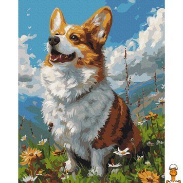 Мамалюк - Картина за номерами 40x50 см Сонячний Коргі Brushme Brushme RT2-BS53943