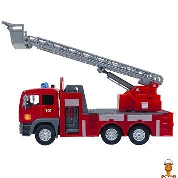 Мамалюк - Автомодель детская Пожарная машина TechnoDrive 510125.270 со светом и звуком TechnoDrive RT2-510125.270