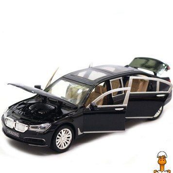 Мамалюк - Автомодель BMW 760 світлозвукові ефекти відкриття дверей АвтоПром автопром RT2-7695-BLACK