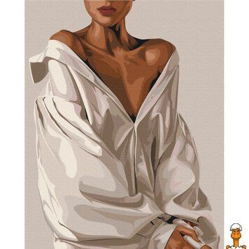 Мамалюк - Картина за номерами Елегантна спокуса BS53680 40х50 см Brushme Brushme RT2-BS53680