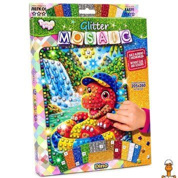 Мамалюк - Креативное творчество Блестящая мозаика Dino БМ-04-07 серии Glitter Mosaic Danko Toys Danko Toys RT2-БМ-04-07