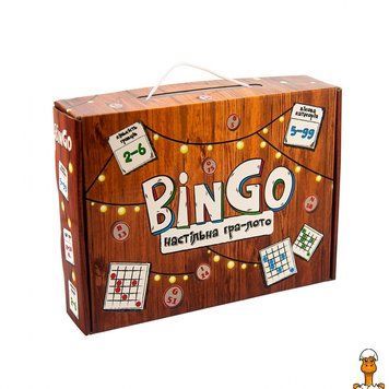 Мамалюк - Настільна гра лото BinGo українською мовою Strateg Strateg RT2-30757