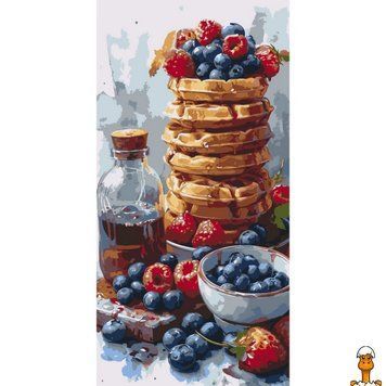 Мамалюк - Картина за номерами Солодкі вафлі 40x80 см Art Craft Art Craft RT2-12035-AC