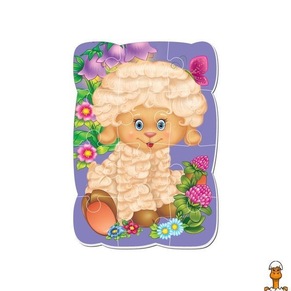 Мамалюк - Магнітні пазли Вівця А5 українською мовою Vladi&nbsp;toys Vladi Toys RT2-VT3301-02