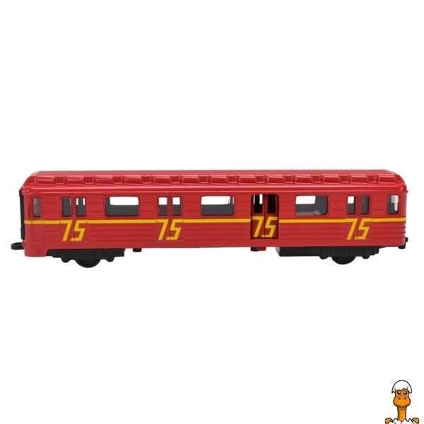 Мамалюк - Дитячий ігровий вагон метро масштаб 1:43 АвтоПром автопром RT2-7875M-RED