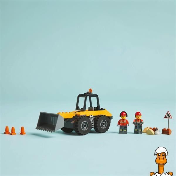 Мамалюк - Конструктор LEGO City Желтый строительный автопогрузчик 81 деталь (60450) LEGO A4-60450