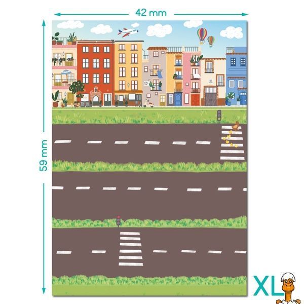 Мамалюк - Учебный постер с наклейками Транспорт XL 22 стикера DoDo Toys DoDo Toys RT2-300895