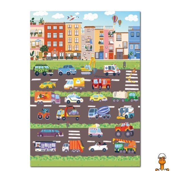 Мамалюк - Учебный постер с наклейками Транспорт XL 22 стикера DoDo Toys DoDo Toys RT2-300895