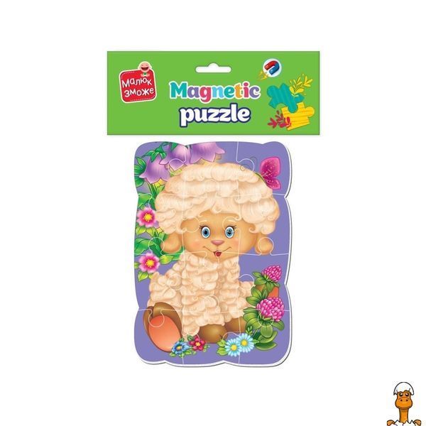 Мамалюк - Магнітні пазли Вівця А5 українською мовою Vladi&nbsp;toys Vladi Toys RT2-VT3301-02