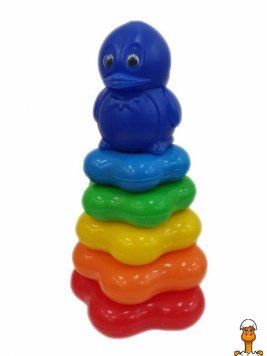 Мамалюк - Дитяча розвиваюча пірамідка 6 секцій Colorplast Colorplast RT2-1-082