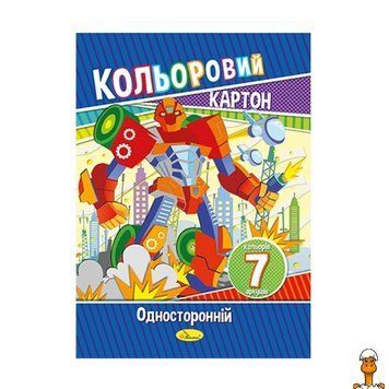 Мамалюк - Набор цветного картона А4 7 листов 230 г/м2 Апельсин Апельсин RT2-АП-1101-2