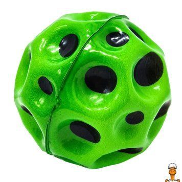 Мамалюк - М'яч надстрибучий стрибун MOON BALL 24971-3(Green) розмір іграшки 6,3 см Bambi Bambi RT2-24971-3-GREEN