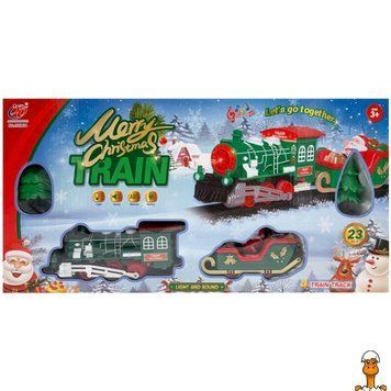 Мамалюк - Детский игровой набор железная дорога фигурки звук свет Bambi Bambi RT2-JHX6636-37-GREEN