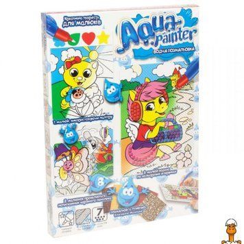 Мамалюк - Набір для креативної творчості Aqua Painter Песик з пірамідою Danko Toys Danko Toys RT2-AQP-01-05U