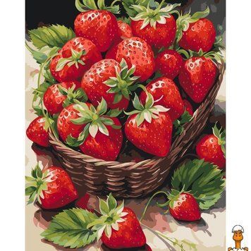 Мамалюк - Картина за номерами Соковита полуничка 40х50 см Art Craft Art Craft RT2-12021-AC
