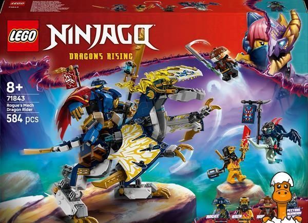 Мамалюк - Конструктор LEGO NINJAGO Разбойник Робот-всадник на драконе 584 детали (71843) LEGO A4-71843