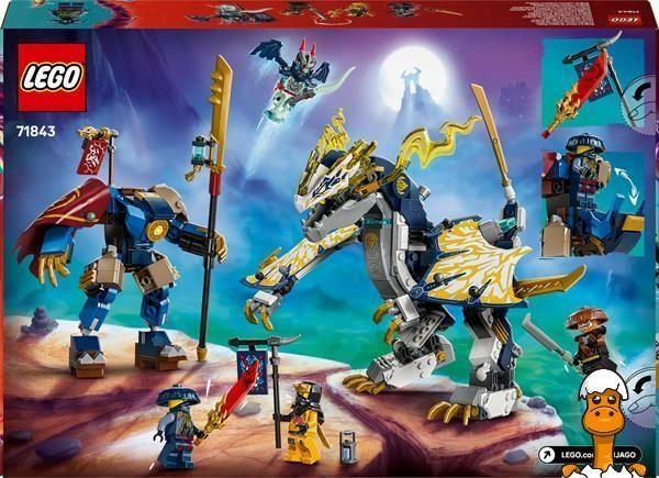 Мамалюк - Конструктор LEGO NINJAGO Разбойник Робот-всадник на драконе 584 детали (71843) LEGO A4-71843