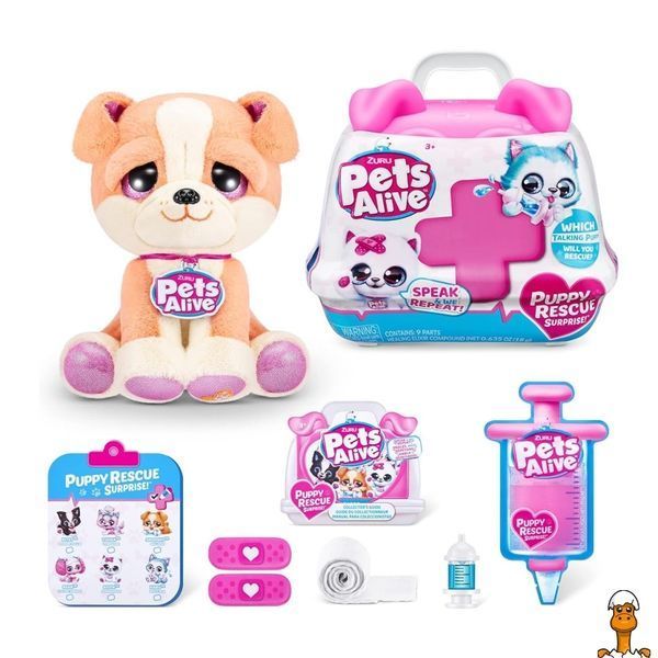 Мамалюк - Інтерактивний ігровий набір Лікар для тварин Pet Shop Surprise S3 Pets & Robo Alive Pets & Robo Alive RT2-9540