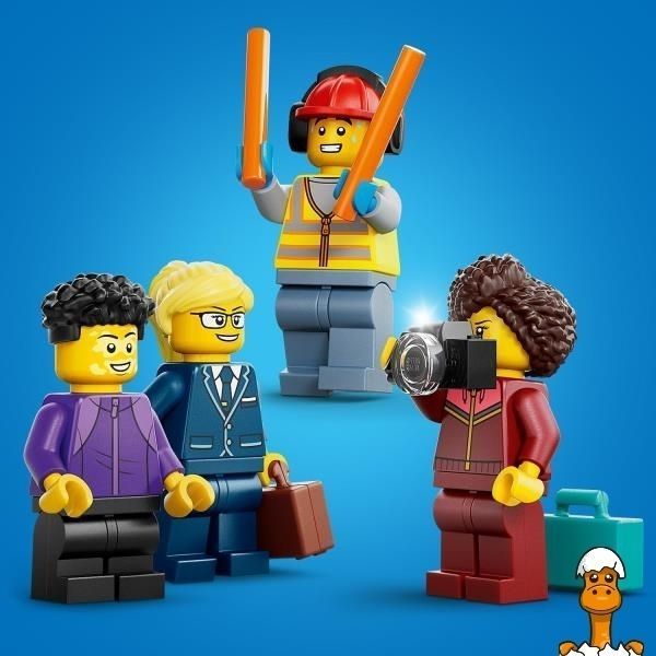 Мамалюк - Конструктор LEGO&reg; City Пасажирський літак - Конструктор іграшкового літака 118 деталей (60492) LEGO A4-60492