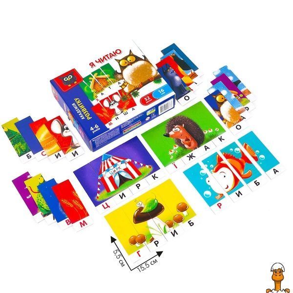 Мамалюк - Детская обучающая игра Я читаю на украинском языке Vladi Toys Vladi Toys RT2-VT5202-09