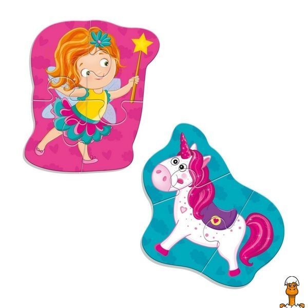 Мамалюк - Магнитные детские пазлы Фея и единорог 7 элементов Vladi Toys Vladi Toys RT2-VT3208-30