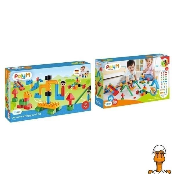 Мамалюк - Конструктор PolyM Игровая площадка 110 деталей (760011) PolyM A4-760011