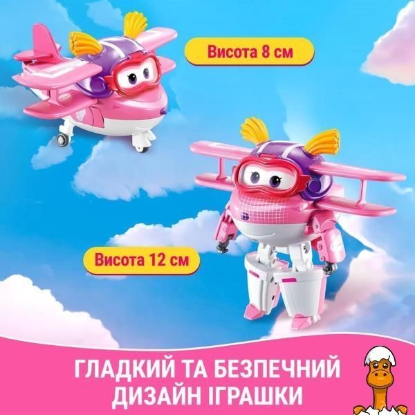 Мамалюк - Трансформер Super Wings Transforming Еллі (EU770238) Super Wings A4-EU770238