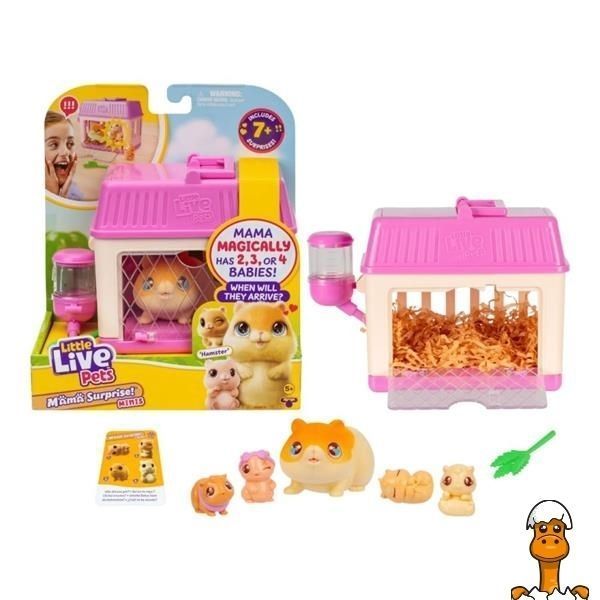 Мамалюк - Ігровий набір Little Live Pets Мама-сюрприз Хом'ячок (26626) Little Live Pets A4-26626