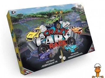 Мамалюк - Дитяча настільна гра Crazy Cars Race Danko Toys Danko Toys RT2-DTG94R