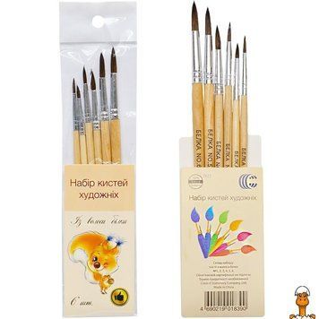 Мамалюк - Набір пензликів для малювання 6 штук COLOR-IT COLOR-IT RT2-7677