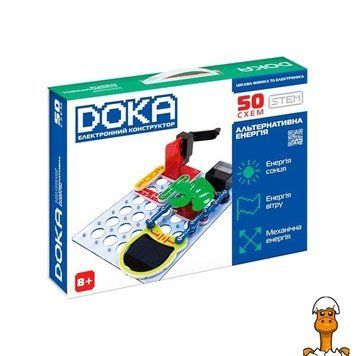 Мамалюк - Электронный конструктор Doka Альтернативная энергия 50 схем (D70711) DOKA A4-D70711